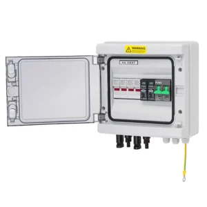 HA 2 String 600V Solar PV Combiner Box IP65 with Surge Protection, DC Breaker & Fuses