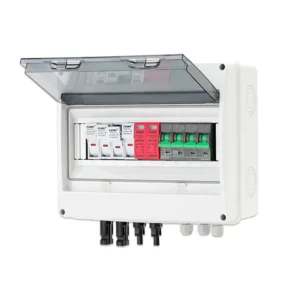 HT 2 String 1000V Solar PV Combiner Box IP65 with Surge Protection, DC Breaker & Fuses | CYF Energy