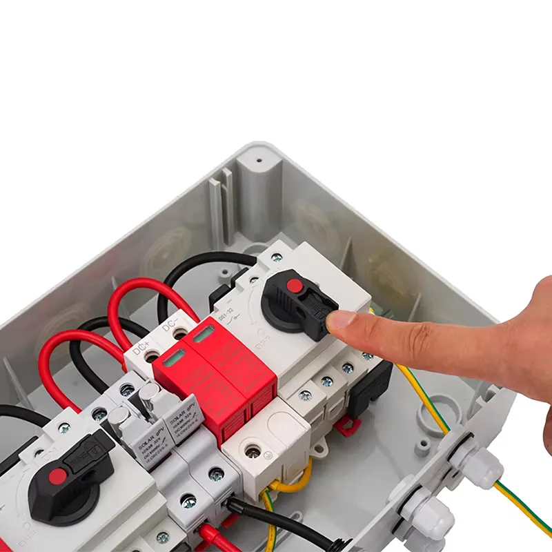 HT 2 String 2 Output 1000V Solar Combiner Box IP65 – Dual Isolator & Surge Protection | CYF Energy - Image 4