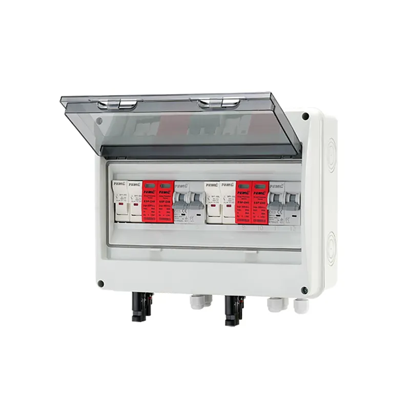 HT Series 2 In 2 Out 600V Solar Combiner Box IP65 – Dual SPD & Breaker (HT12WAY) | CYF Energy