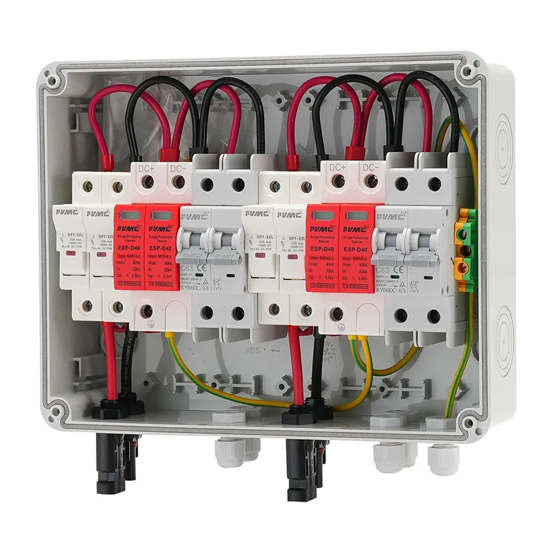 HT Series 2 In 2 Out 600V Solar Combiner Box IP65 – Dual SPD & Breaker (HT12WAY) | CYF Energy - Image 3